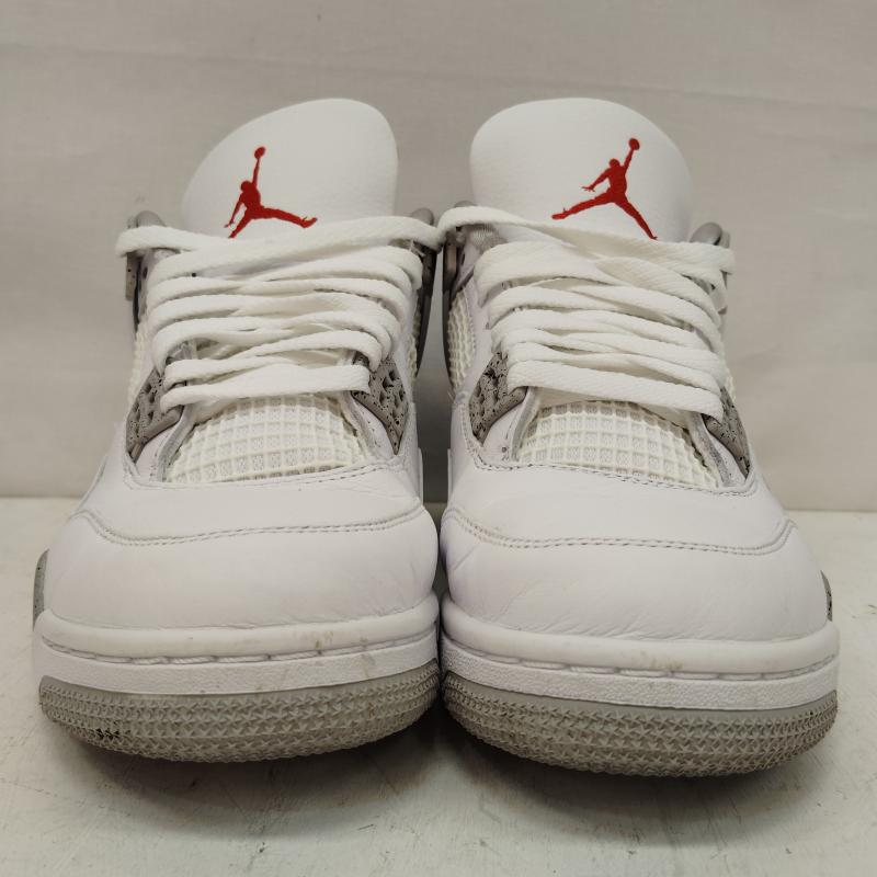 エアジョーダン AIR JORDAN スニーカー スニーカー AIR JORDAN 4 RETRO TECH WHITE エア ジョーダン CT8527-100 26.5cm 白 / ホワイト / white X 灰 / グレー / gray メンズ USED 古着 中古 50168418