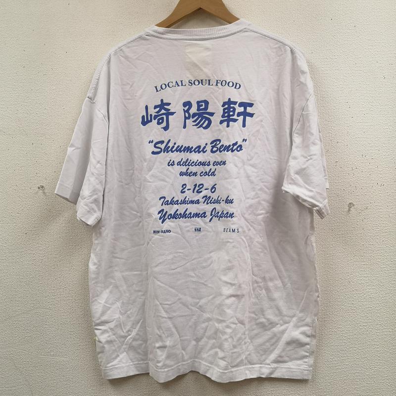 ビームス エスエスゼット BEAMS SSZ Tシャツ 半袖 崎陽軒 MIN-NANO グラフィック 半袖 Tシャツ S/S TEE M 白 / ホワイト / white メンズ USED 古着 中古 50168422
