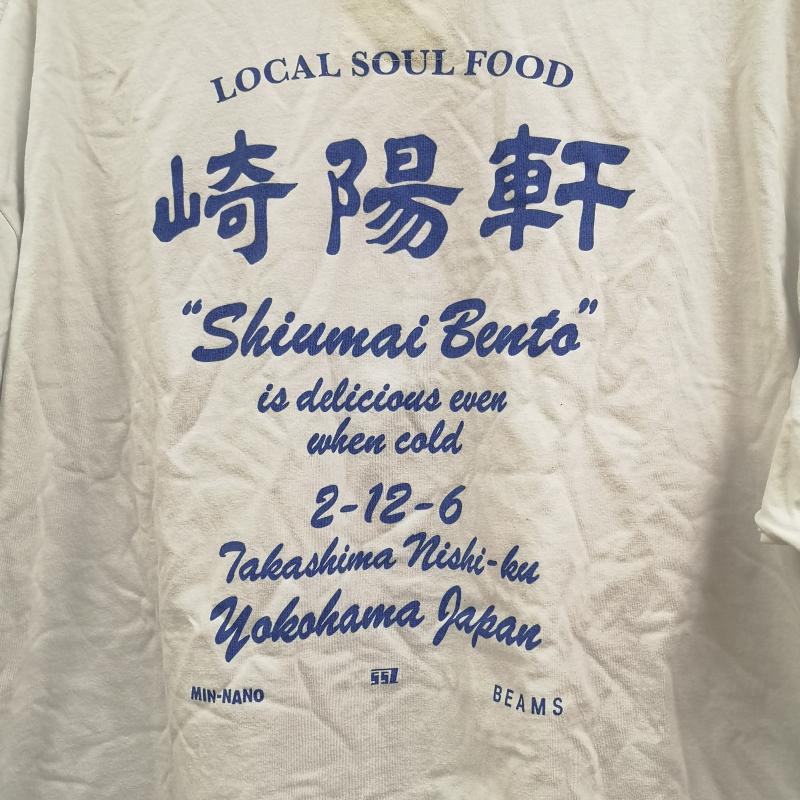 ビームス エスエスゼット BEAMS SSZ Tシャツ 半袖 崎陽軒 MIN-NANO グラフィック 半袖 Tシャツ S/S TEE M 白 / ホワイト / white メンズ USED 古着 中古 50168422