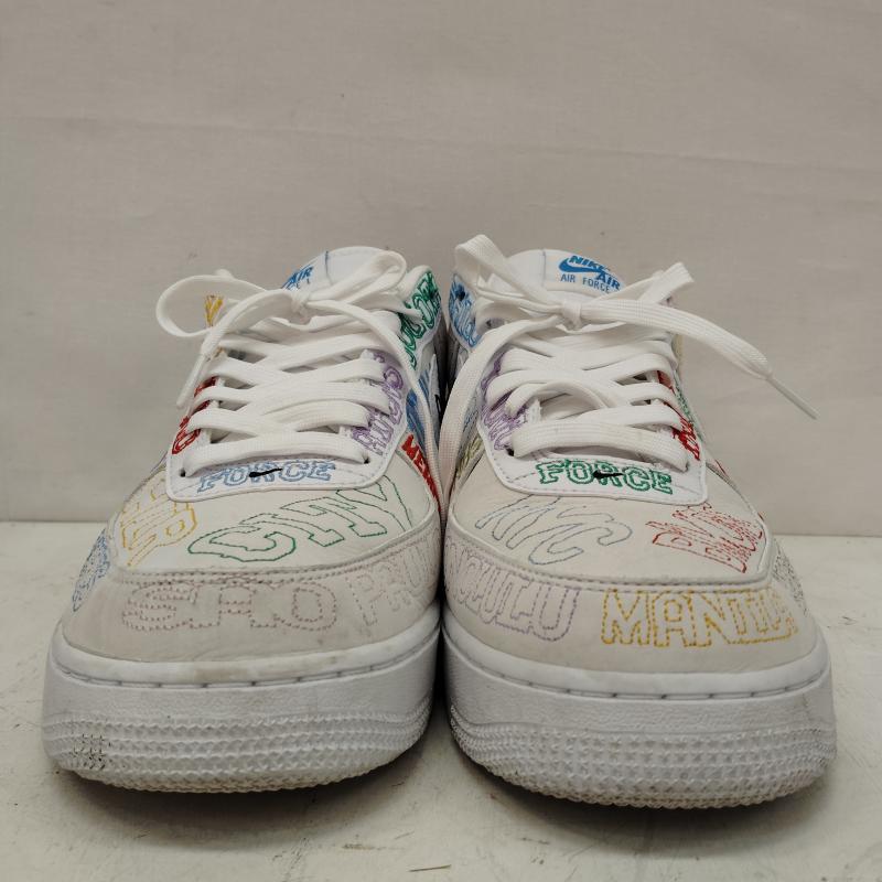 ナイキ NIKE スニーカー スニーカー AIR FORCE 1 ‘07 LV8 ON TOUR WHITE エア フォース II1549-100 29.5cm 白 / ホワイト / white X マルチカラー / マルチカラー / multicolor メンズ USED 古着 中古 50168423