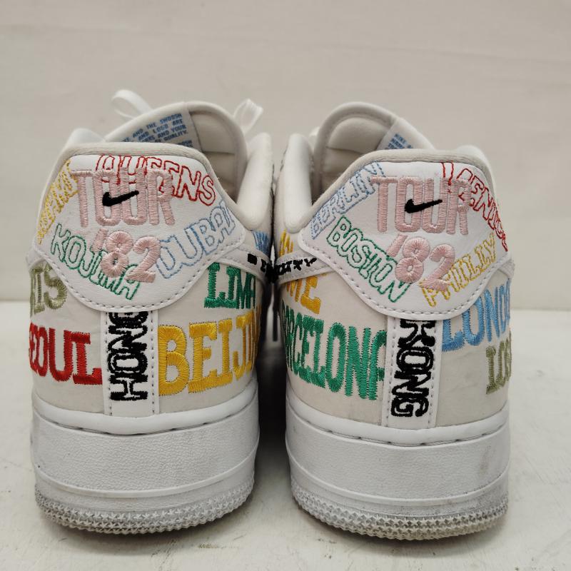 ナイキ NIKE スニーカー スニーカー AIR FORCE 1 ‘07 LV8 ON TOUR WHITE エア フォース II1549-100 29.5cm 白 / ホワイト / white X マルチカラー / マルチカラー / multicolor メンズ USED 古着 中古 50168423