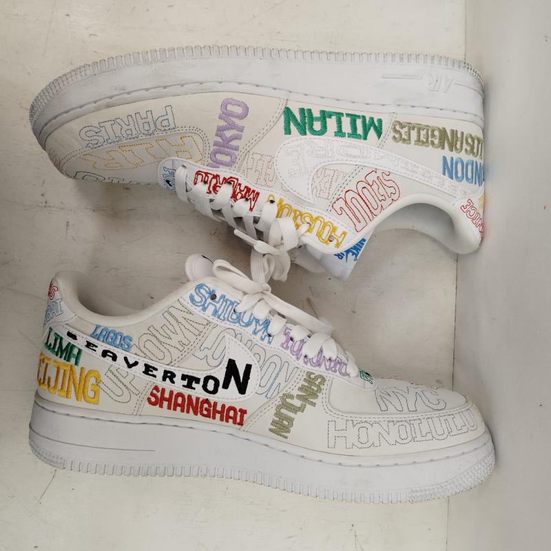 ナイキ NIKE スニーカー スニーカー AIR FORCE 1 ‘07 LV8 ON TOUR WHITE エア フォース II1549-100 29.5cm 白 / ホワイト / white X マルチカラー / マルチカラー / multicolor メンズ USED 古着 中古 50168423