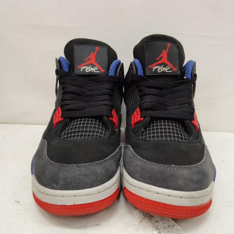 エアジョーダン AIR JORDAN スニーカー スニーカー AIR JORDAN 4 RETRO BLACK FIRE RED DEEP ROYAL エア ジョーダン FV5029-003 29.5cm 黒 / ブラック / black X 青 / ブルー / blue メンズ USED 古着 中古 50168428