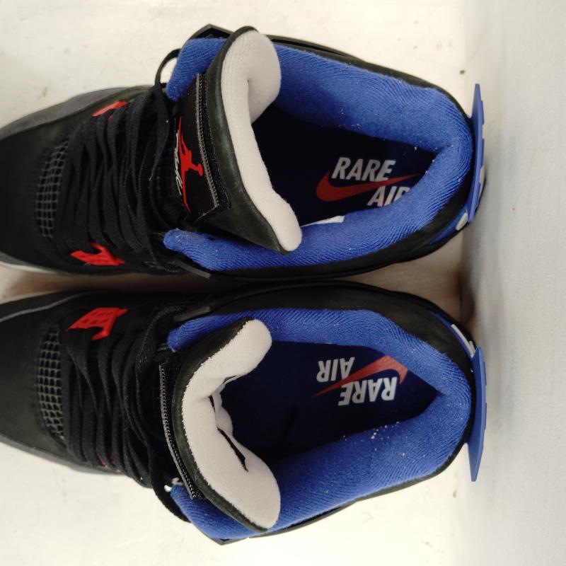 エアジョーダン AIR JORDAN スニーカー スニーカー AIR JORDAN 4 RETRO BLACK FIRE RED DEEP ROYAL エア ジョーダン FV5029-003 29.5cm 黒 / ブラック / black X 青 / ブルー / blue メンズ USED 古着 中古 50168428