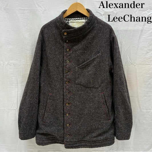 アレキサンダーリーチャン AlexanderLeeChang コート コート一般 カシミヤ 混 ウール デザイン ステッチ モックネック コート アーカイブ 3 メンズ USED 古着 中古 50168439