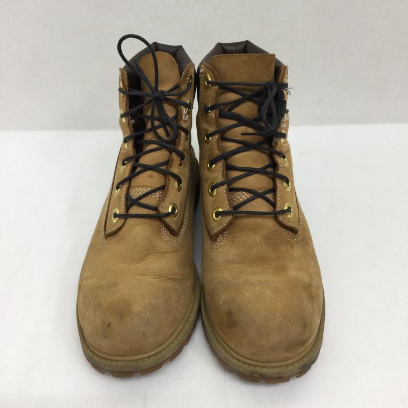 ティンバーランド Timberland ブーツ ショートブーツ timberland TB112909713　A9925　ワークブーツ 24.5cm キャメル / キャメル / レディース USED 古着 中古 50168441