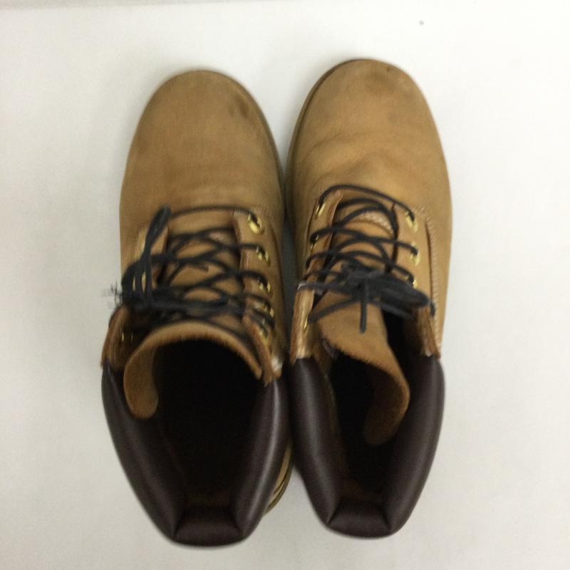 ティンバーランド Timberland ブーツ ショートブーツ timberland TB112909713　A9925　ワークブーツ 24.5cm キャメル / キャメル / レディース USED 古着 中古 50168441