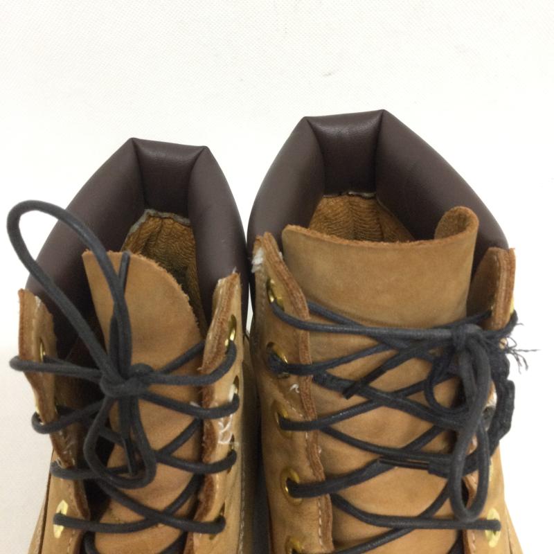 ティンバーランド Timberland ブーツ ショートブーツ timberland TB112909713　A9925　ワークブーツ 24.5cm キャメル / キャメル / レディース USED 古着 中古 50168441