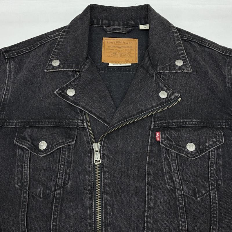 リーバイス Levi s ジャケット、上着 ライダース ダブル ブレスト ライダース モト トラッカー デニム ジャケット L メンズ USED 古着 中古 50168442