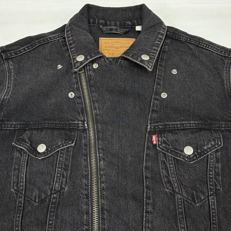 リーバイス Levi s ジャケット、上着 ライダース ダブル ブレスト ライダース モト トラッカー デニム ジャケット L メンズ USED 古着 中古 50168442