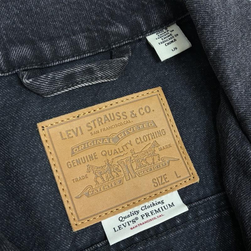 リーバイス Levi s ジャケット、上着 ライダース ダブル ブレスト ライダース モト トラッカー デニム ジャケット L メンズ USED 古着 中古 50168442
