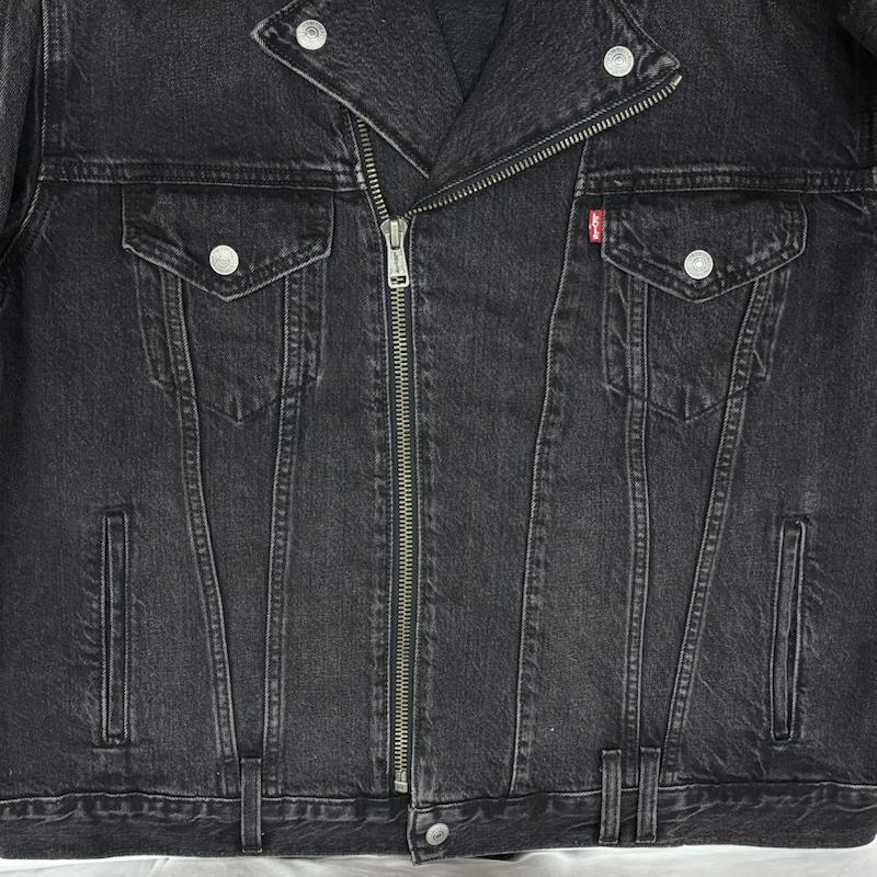 リーバイス Levi s ジャケット、上着 ライダース ダブル ブレスト ライダース モト トラッカー デニム ジャケット L メンズ USED 古着 中古 50168442
