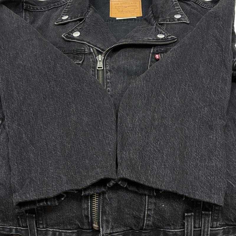 リーバイス Levi s ジャケット、上着 ライダース ダブル ブレスト ライダース モト トラッカー デニム ジャケット L メンズ USED 古着 中古 50168442