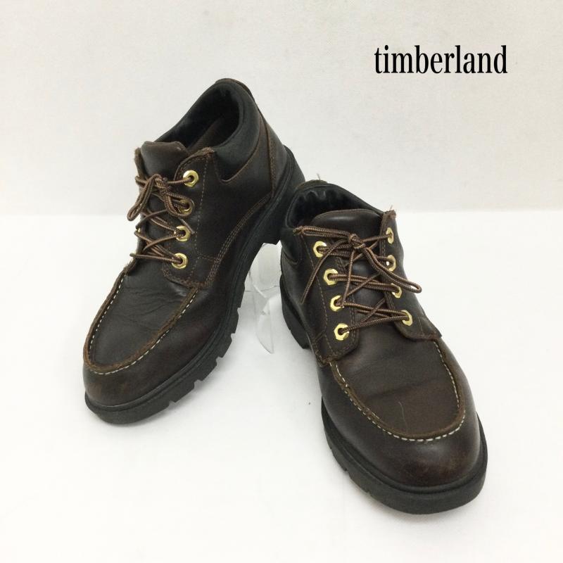 ティンバーランド Timberland 革靴 革靴 timberland A9825　TB0A6EU1W01　レースアップ　モックトゥ 25.0cm 茶 / ブラウン / brown メンズ USED 古着 中古 50168443