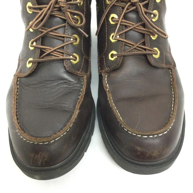 ティンバーランド Timberland 革靴 革靴 timberland A9825　TB0A6EU1W01　レースアップ　モックトゥ 25.0cm 茶 / ブラウン / brown メンズ USED 古着 中古 50168443