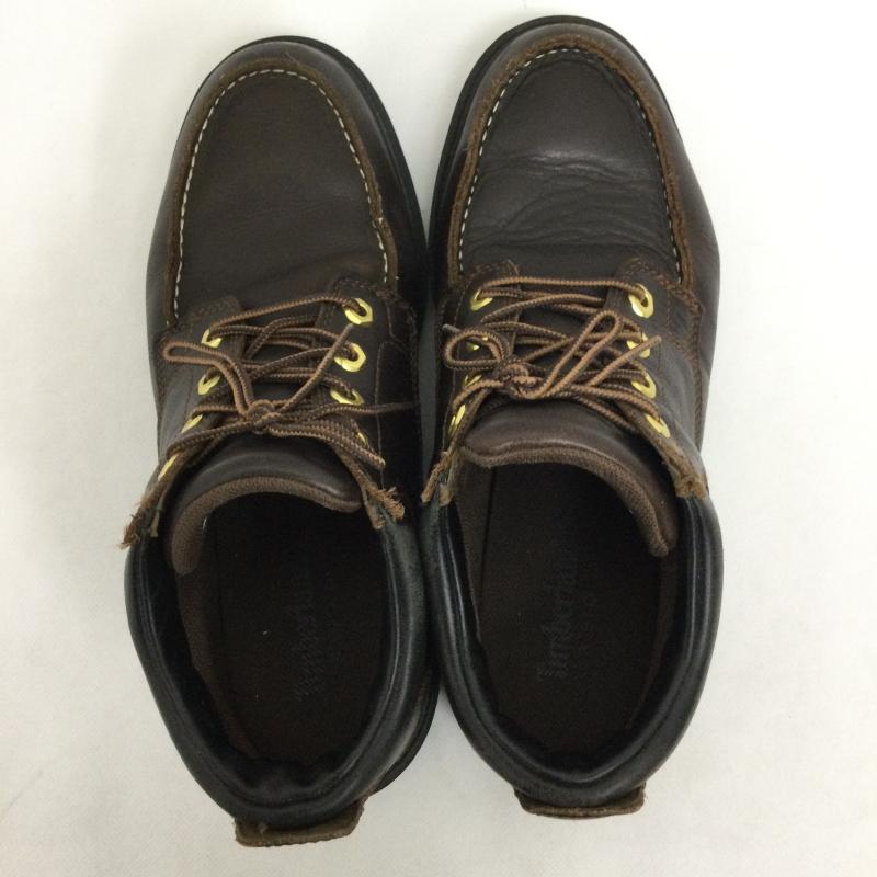 ティンバーランド Timberland 革靴 革靴 timberland A9825　TB0A6EU1W01　レースアップ　モックトゥ 25.0cm 茶 / ブラウン / brown メンズ USED 古着 中古 50168443