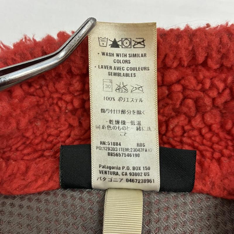 パタゴニア patagonia ジャケット、上着 ジャンパー、ブルゾン 12FW CLASSIC RETRO X VEST クラシック レトロ フリース ベスト 23047 M メンズ USED 古着 中古 50168445