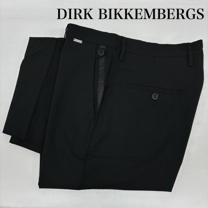 ダークビッケンバーグ DIRK BIKKEMBERGS パンツ スラックス 10s メタル プレート テープ ロゴ ボタンフライ スラックス イタリア製 アーカイブ 50 メンズ USED 古着 中古 50168448