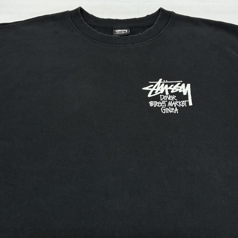 ステューシー STUSSY トレーナー 長袖 Dover Street Market Ginza ドーバー コラボ クルーネック スウェット トレーナー XL メンズ USED 古着 中古 50168450