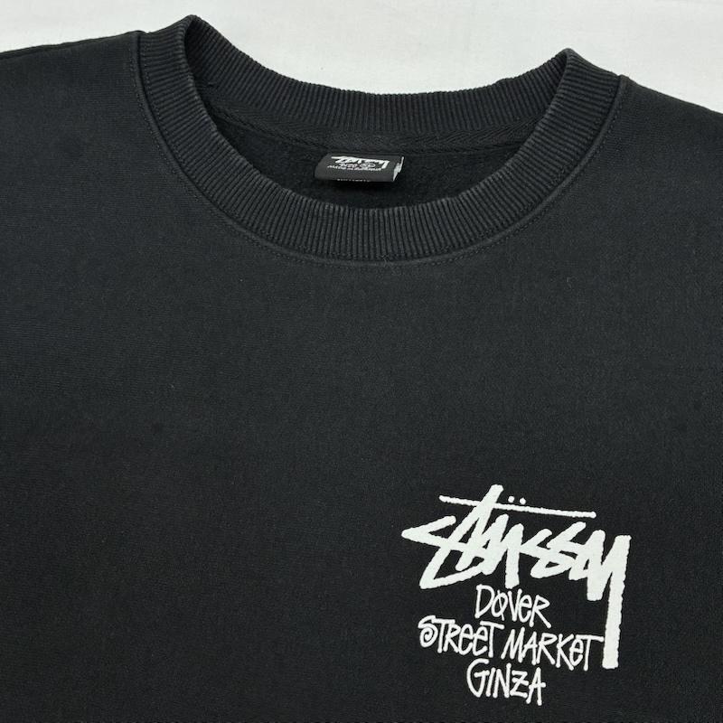 ステューシー STUSSY トレーナー 長袖 Dover Street Market Ginza ドーバー コラボ クルーネック スウェット トレーナー XL メンズ USED 古着 中古 50168450