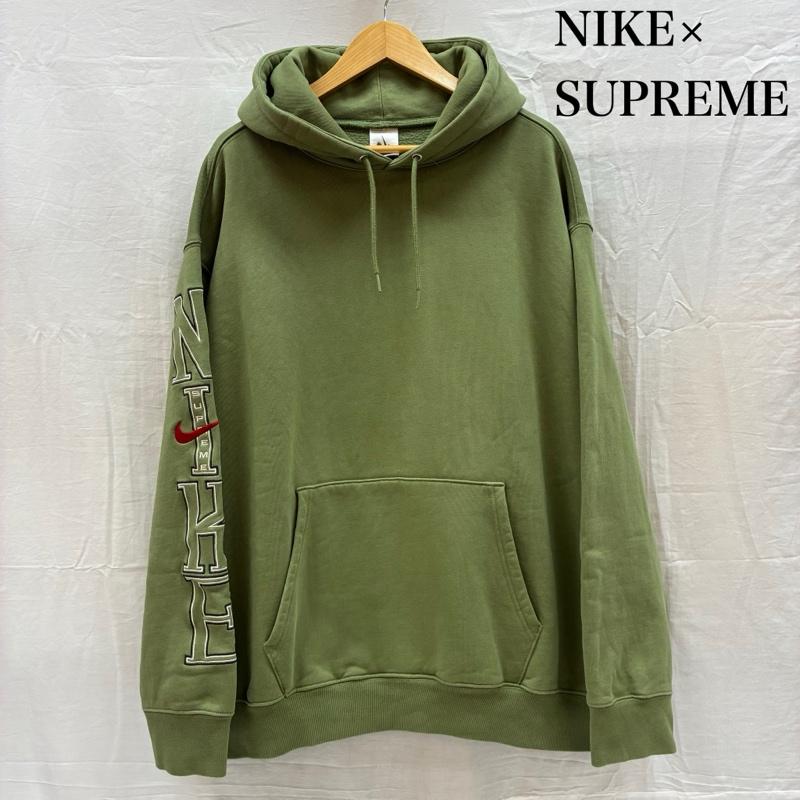 シュプリーム Supreme パーカー 長袖 24ss NIKE Hooded Sweatshirt ナイキ コラボ プルオーバー スウェット パーカー L メンズ USED 古着 中古 50168451