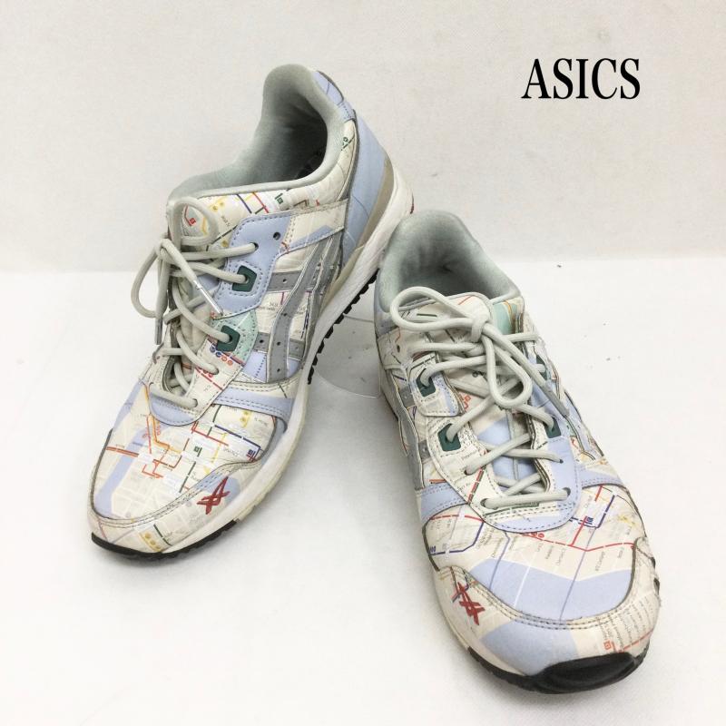 アシックス ASICS スニーカー スニーカー アシックス ゲルライト III OG ホワイト ピーコート 1201A528 27.5cm 白 / ホワイト / white X 青 / ブルー / blue メンズ USED 古着 中古 50168452