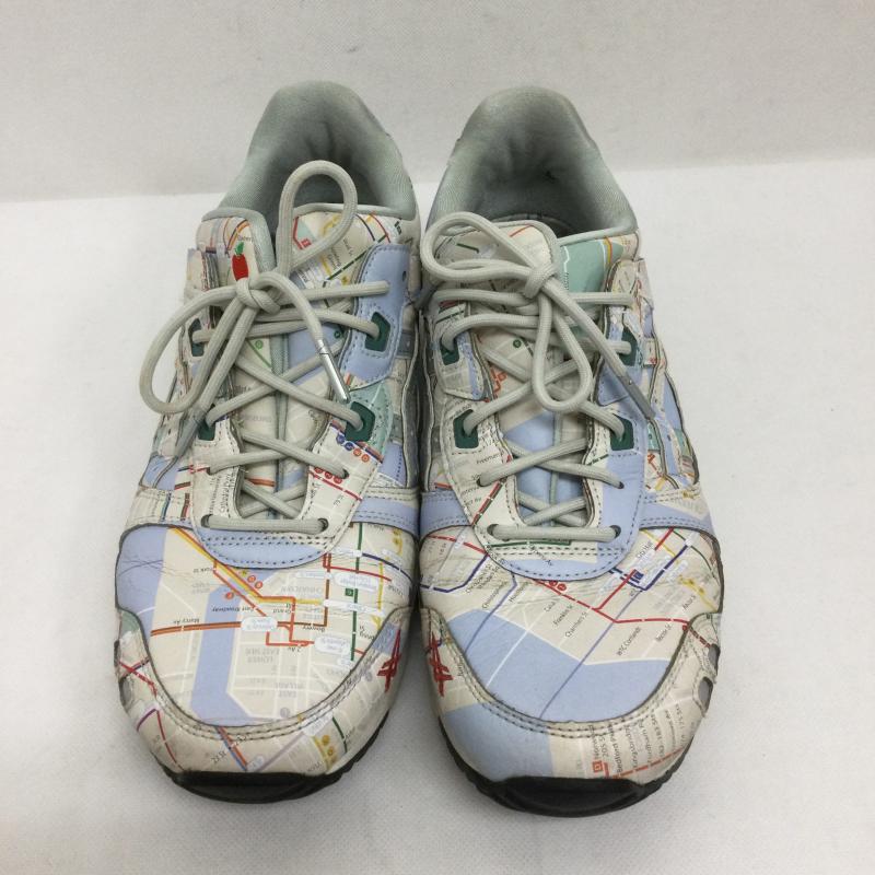 アシックス ASICS スニーカー スニーカー アシックス ゲルライト III OG ホワイト ピーコート 1201A528 27.5cm 白 / ホワイト / white X 青 / ブルー / blue メンズ USED 古着 中古 50168452