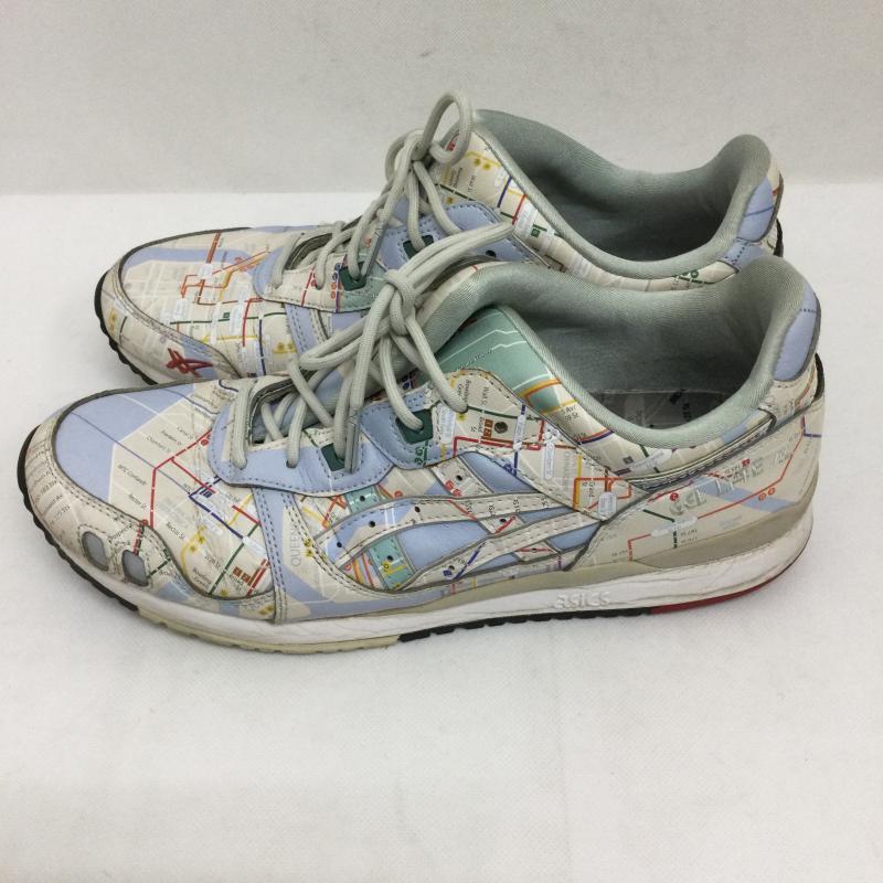 アシックス ASICS スニーカー スニーカー アシックス ゲルライト III OG ホワイト ピーコート 1201A528 27.5cm 白 / ホワイト / white X 青 / ブルー / blue メンズ USED 古着 中古 50168452
