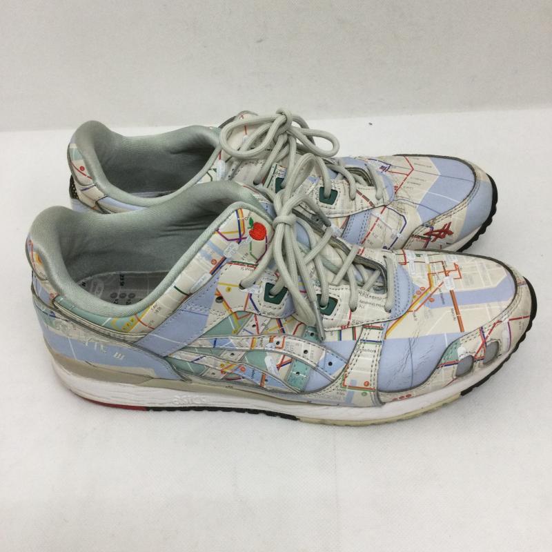 アシックス ASICS スニーカー スニーカー アシックス ゲルライト III OG ホワイト ピーコート 1201A528 27.5cm 白 / ホワイト / white X 青 / ブルー / blue メンズ USED 古着 中古 50168452