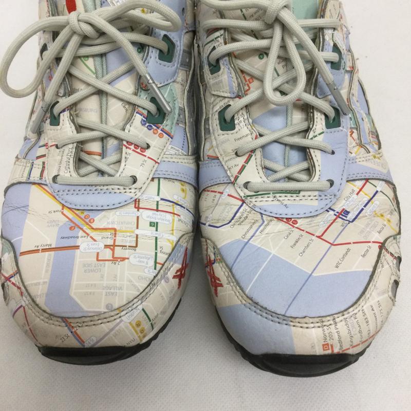 アシックス ASICS スニーカー スニーカー アシックス ゲルライト III OG ホワイト ピーコート 1201A528 27.5cm 白 / ホワイト / white X 青 / ブルー / blue メンズ USED 古着 中古 50168452