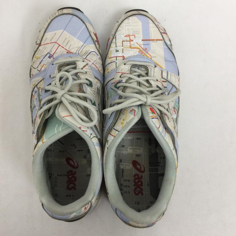アシックス ASICS スニーカー スニーカー アシックス ゲルライト III OG ホワイト ピーコート 1201A528 27.5cm 白 / ホワイト / white X 青 / ブルー / blue メンズ USED 古着 中古 50168452