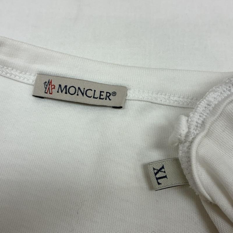 モンクレール MONCLER Tシャツ 半袖 19ss MAGLIA T-SHIRT F10918C70910 8390T ロゴ プリント ワッペン Tシャツ XL メンズ USED 古着 中古 50168453
