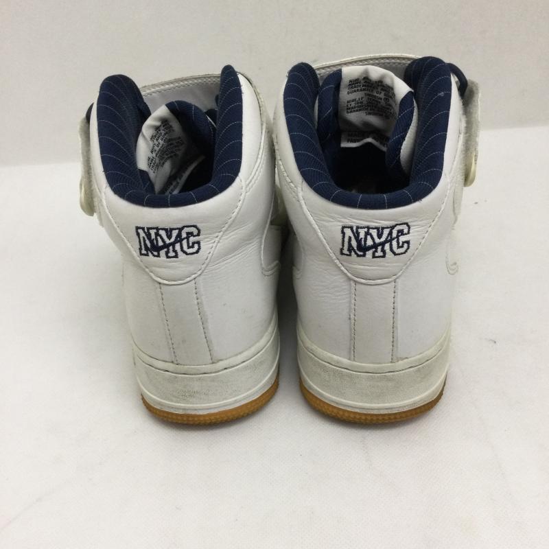 ナイキ NIKE スニーカー スニーカー ナイキ エアフォース 1 ミッド 07 NIKE AIR FORCE 1 MID QS NYC dh5622-100 27.0cm 白 / ホワイト / white メンズ USED 古着 中古 50168456