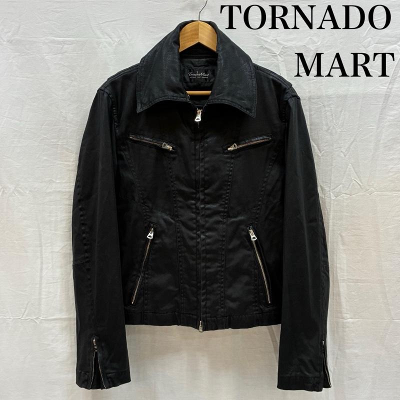 トルネードマート TORNADO MART ジャケット、上着 ライダース 10s ARCHIVE コーティング ストレッチ コットン シングル ライダース ジャケット Y2K アーカイブ M メンズ USED 古着 中古 50168457