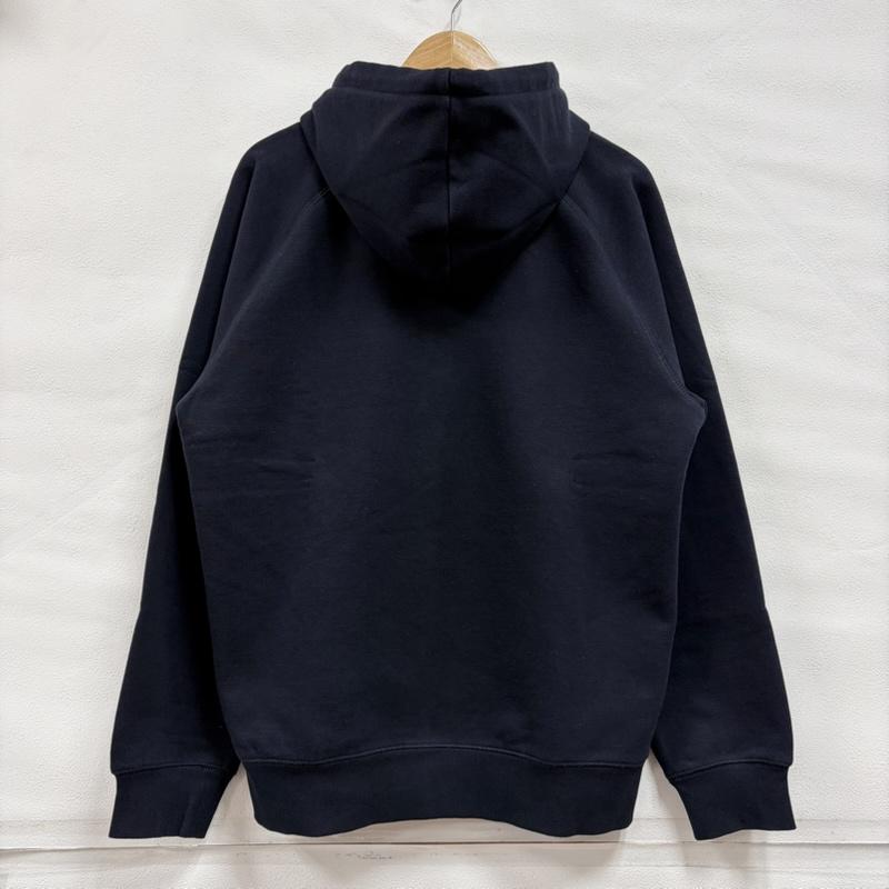 カーハート ダブリューアイピー Carhartt WIP パーカー 長袖 チェイス フーディー スウェット パーカー ロゴ 刺繍 フリース ラグラン 無地 プルオーバー 裏起毛 M 無地 X ワンポイント X ロゴ、文字 X 刺繍 紺 / ネイビー / navy X 金 / ゴールド / gold color メンズ USED 古着 中古 50168460
