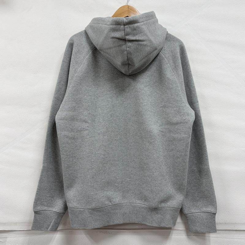 カーハート ダブリューアイピー Carhartt WIP パーカー 長袖 チェイス フーディー スウェット パーカー ロゴ 刺繍 フリース ラグラン 無地 プルオーバー 裏起毛 M 無地 X ワンポイント X ロゴ、文字 X 刺繍 灰 / グレー / gray X 金 / ゴールド / gold color メンズ USED 古着 中古 50168461