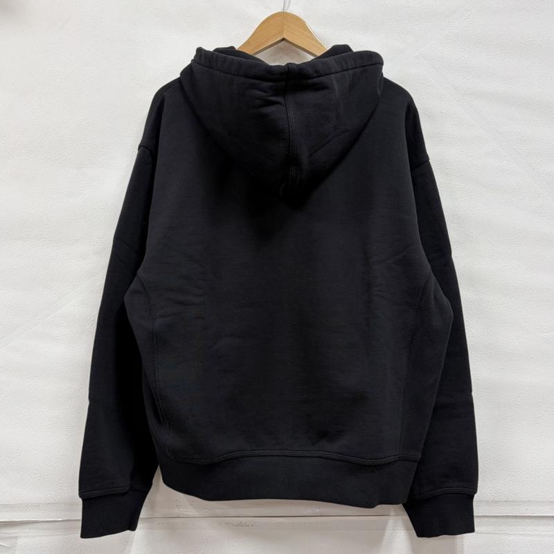 カーハート ダブリューアイピー Carhartt WIP パーカー 長袖 フーデッド アメリカン スクリプト ジップアップ スウェット パーカー ロゴ 刺繍 裏起毛 M ワンポイント X ロゴ、文字 X 刺繍 黒 / ブラック / black X 金 / ゴールド / gold color X えんじ / ワインレッド / dark red メンズ USED 古着 中古 50168462