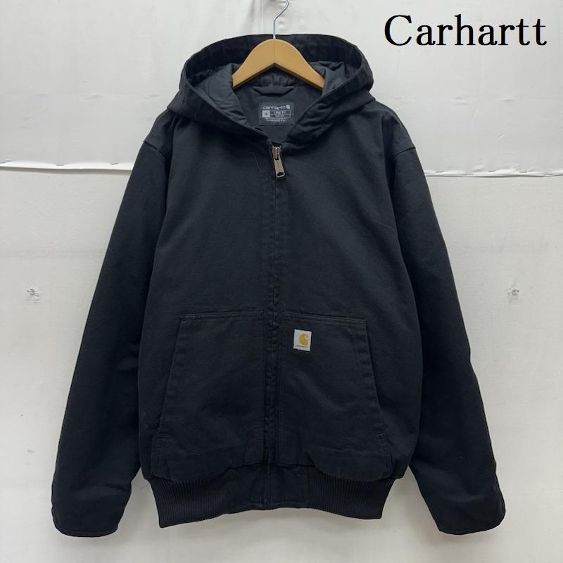 カーハート Carhartt ジャケット、上着 ジャンパー、ブルゾン WASHED DUCK INSULATED ACTIVE JACKET アクティブ ジャケット 104050 M 黒 / ブラック / black メンズ USED 古着 中古 50168471