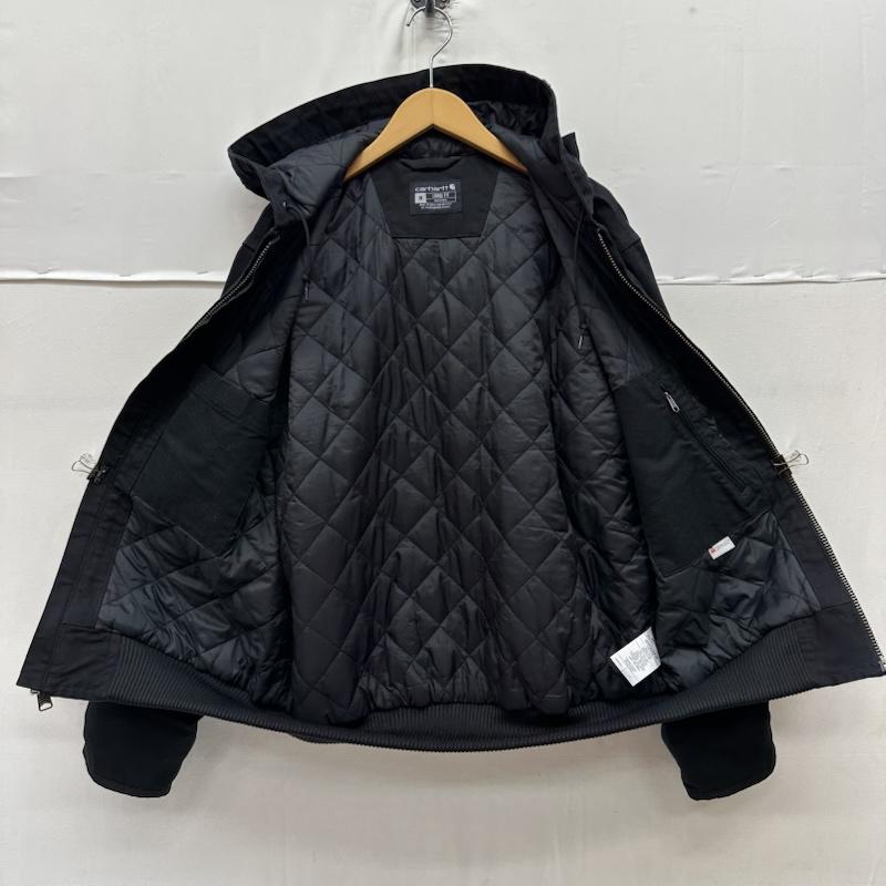 カーハート Carhartt ジャケット、上着 ジャンパー、ブルゾン WASHED DUCK INSULATED ACTIVE JACKET アクティブ ジャケット 104050 M 黒 / ブラック / black メンズ USED 古着 中古 50168471