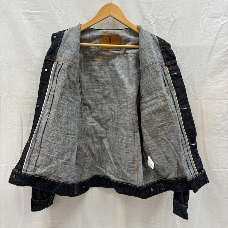 ジャパンブルージーンズ JAPAN BLUE JEANS ジャケット、上着 ジャンパー、ブルゾン 16.5oz コートジボワール コットン セルヴィッチ 2nd タイプ デニムジャケット J386621 42 メンズ USED 古着 中古 50168485