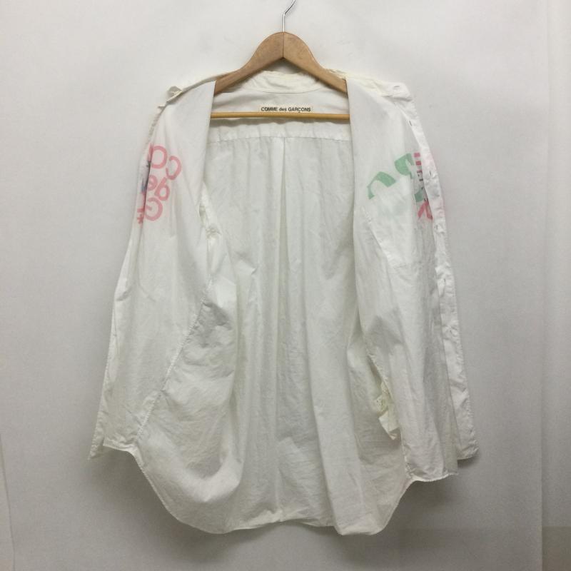 コムデギャルソン COMME des GARCONS シャツ、ブラウス 長袖 comme des garcons ギャルソン　伊勢丹　30周年　長袖シャツ - ワンポイント 白 / ホワイト / white メンズ USED 古着 中古 50168486