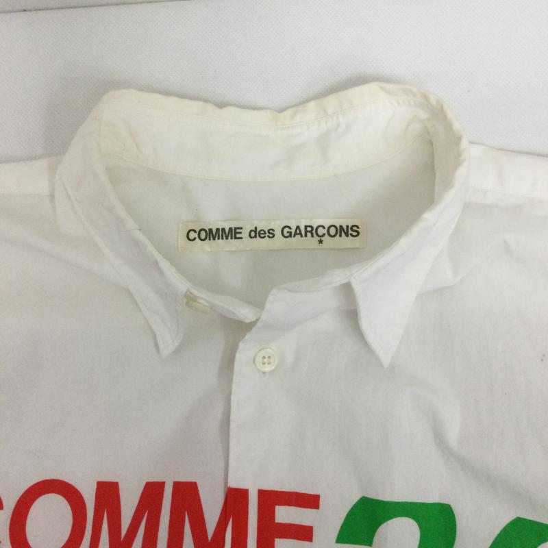 コムデギャルソン COMME des GARCONS シャツ、ブラウス 長袖 comme des garcons ギャルソン　伊勢丹　30周年　長袖シャツ - ワンポイント 白 / ホワイト / white メンズ USED 古着 中古 50168486