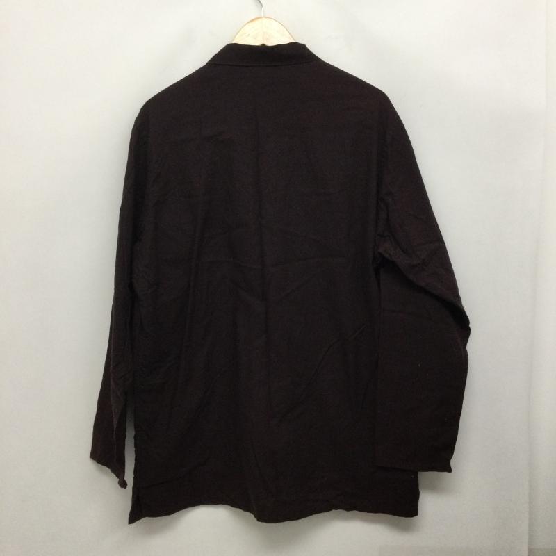 ワイズ Y s シャツ、ブラウス 長袖 Y s ワイズ 長袖シャツ 3 無地 えんじ / ワインレッド / dark red メンズ USED 古着 中古 50168491