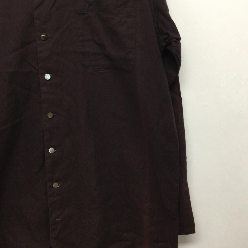 ワイズ Y s シャツ、ブラウス 長袖 Y s ワイズ 長袖シャツ 3 無地 えんじ / ワインレッド / dark red メンズ USED 古着 中古 50168491