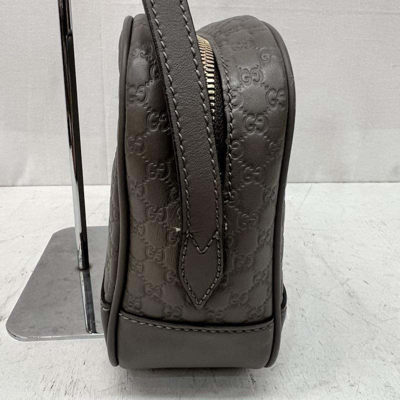 グッチ GUCCI ショルダーバッグ ショルダーバッグ マイクログッチシマ ショルダーバッグ レザー 449413 - 灰 / グレー / gray レディース USED 古着 中古 50168493