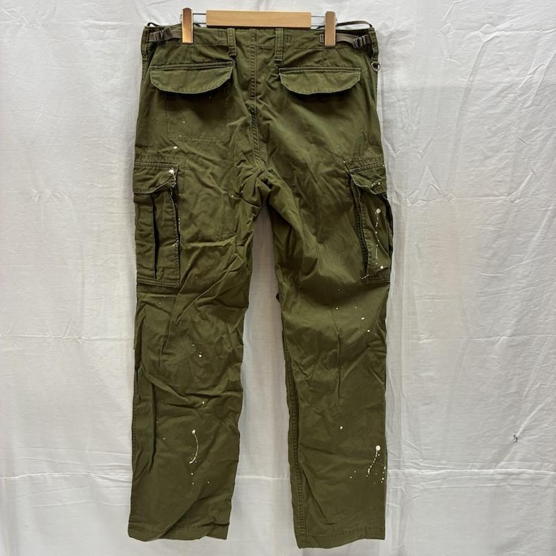 ユニフォームエクスペリメント uniform experiment パンツ ワークパンツ、ペインターパンツ ペンキ スプラッター 加工 6ポケット フィールド カーゴパンツ UE-123017 32インチ メンズ USED 古着 中古 50168500