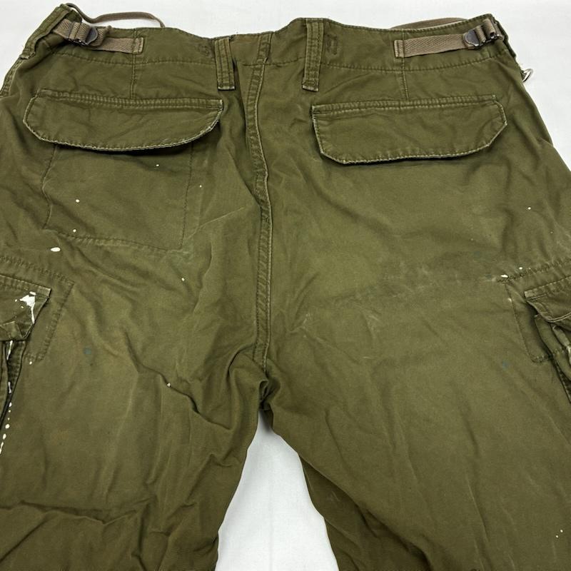 ユニフォームエクスペリメント uniform experiment パンツ ワークパンツ、ペインターパンツ ペンキ スプラッター 加工 6ポケット フィールド カーゴパンツ UE-123017 32インチ メンズ USED 古着 中古 50168500