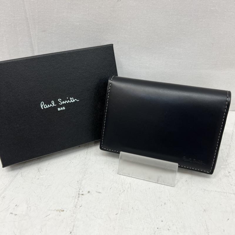 ポールスミス Paul Smith カードケース 名刺入れ レザー カードケース 名刺入れ - 黒 / ブラック / black メンズ USED 古着 中古 50168501