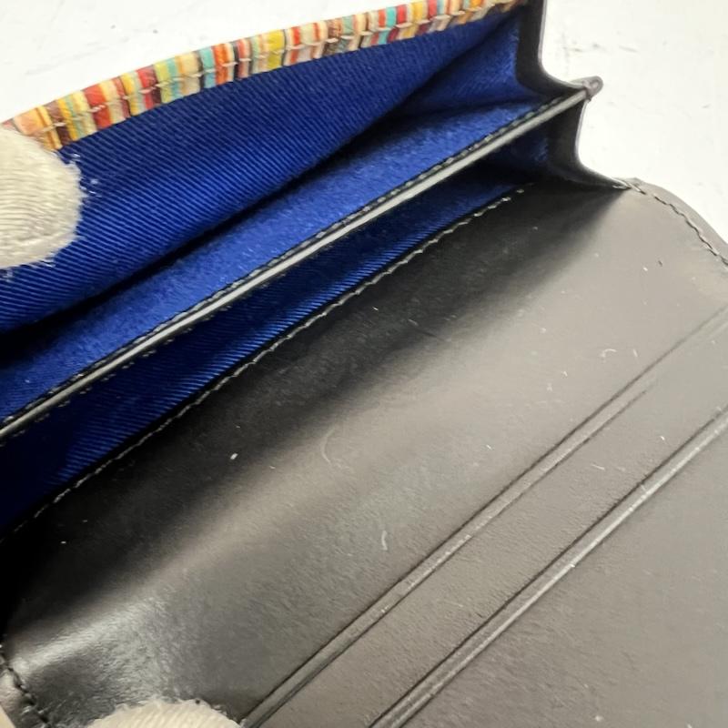 ポールスミス Paul Smith カードケース 名刺入れ レザー カードケース 名刺入れ - 黒 / ブラック / black メンズ USED 古着 中古 50168501
