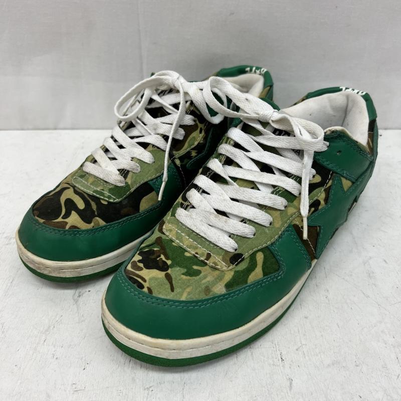 アベイシングエイプ A BATHING APE スニーカー スニーカー BAPE SK8 STA ABC CAMO カモフラ 28.0cm 緑 / グリーン / green メンズ USED 古着 中古 50168503